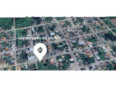LOTE 001 - IMÓVEL URBANO composto por uma casa e seu respectivo terreno, medindo 1.000m² localizado na Rua Borges de Medeiros, na cidade de Dona Francisca/RS